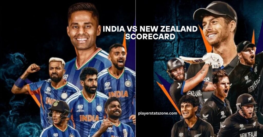 india national cricket team vs new zealand national cricket team match scorecard