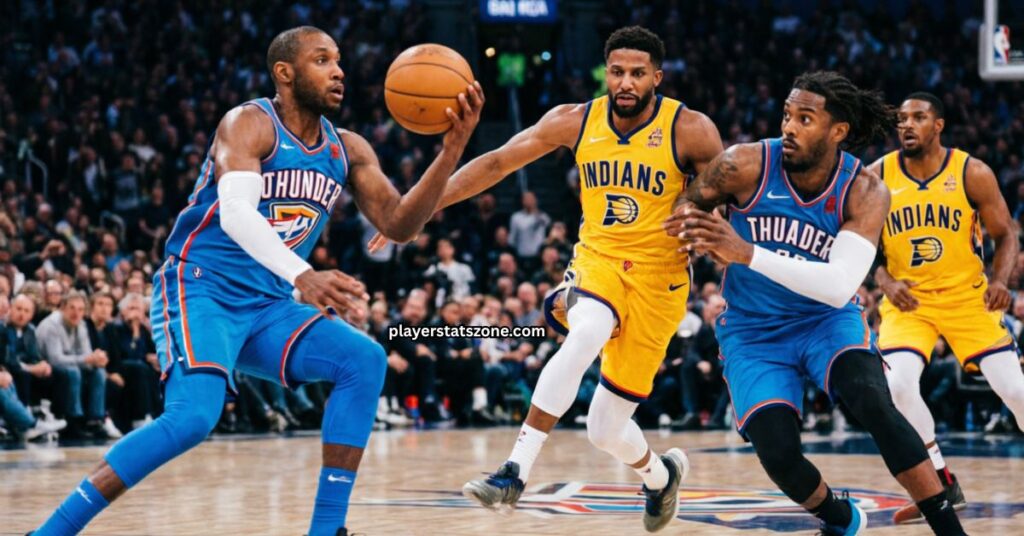 oklahoma city thunder vs indiana pacers match player stats