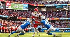 kansas city chiefs vs los angeles chargers match player stats