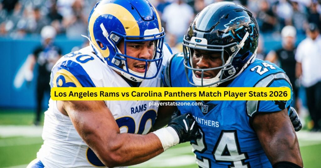 los angeles rams vs carolina panthers match player stats