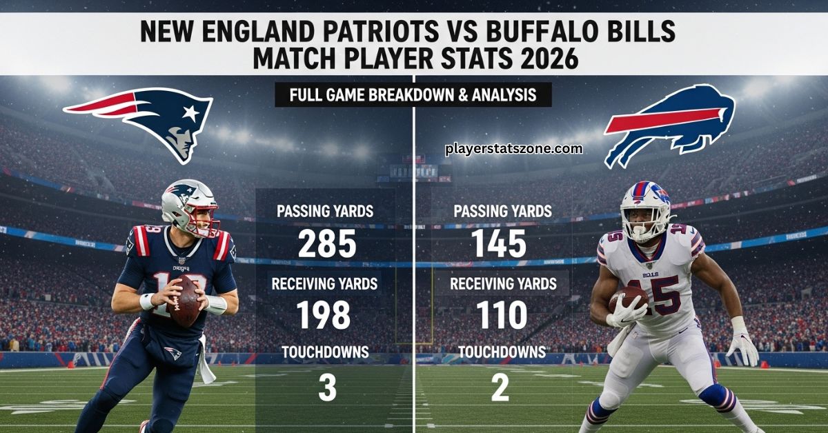 new england patriots vs buffalo bills match player stats
