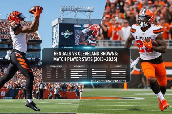 bengals vs cleveland browns match player stats