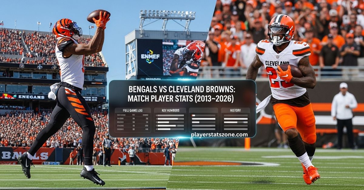 bengals vs cleveland browns match player stats