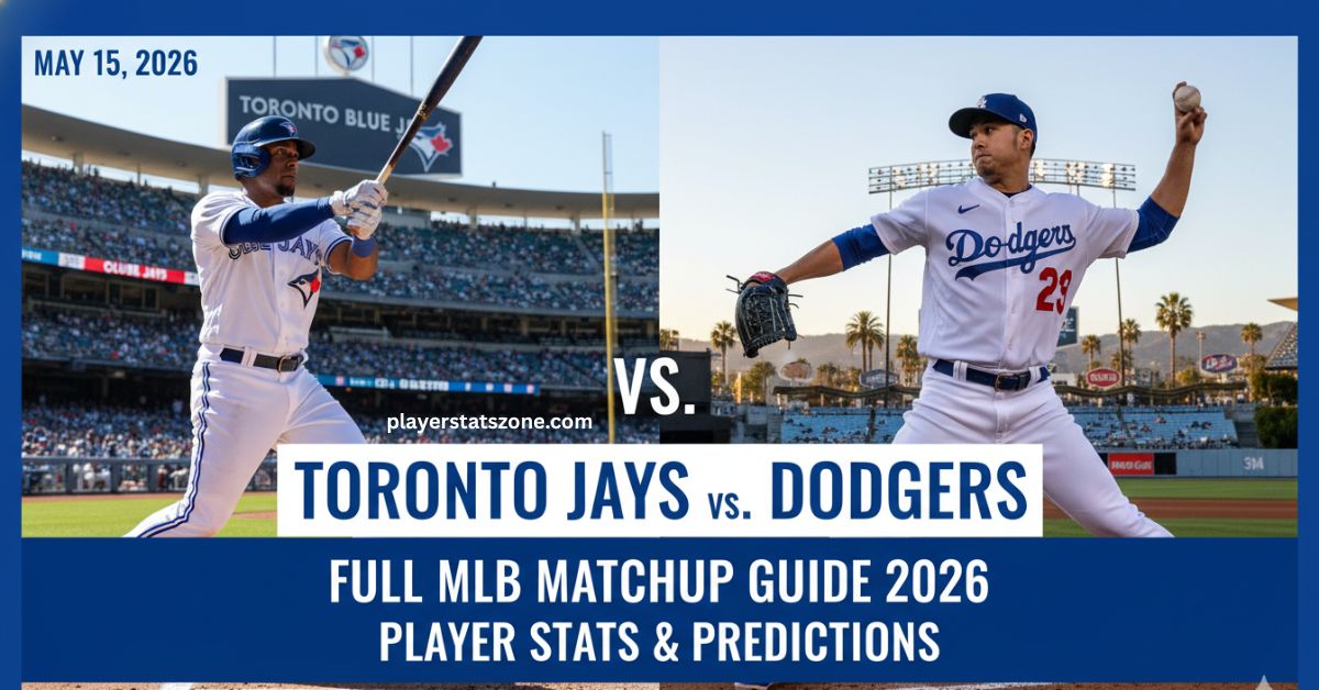 toronto blue jays vs dodgers match player stats