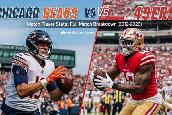 chicago bears vs 49ers match player stats