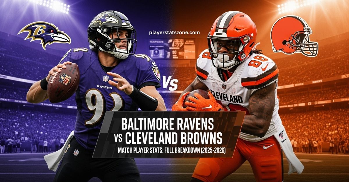 baltimore ravens vs cleveland browns match player stats