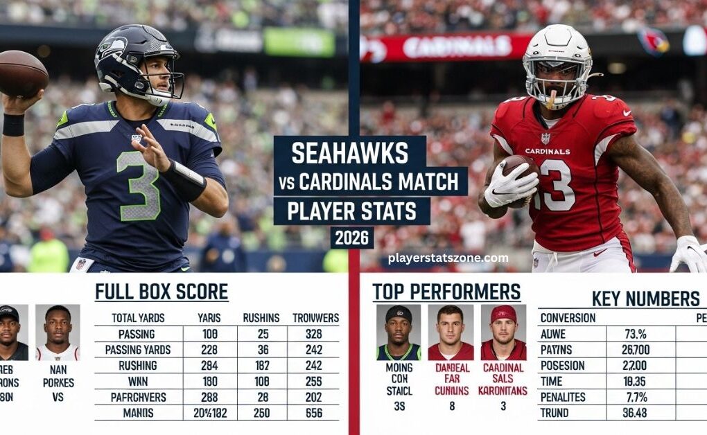 seahawks vs arizona cardinals match player stats